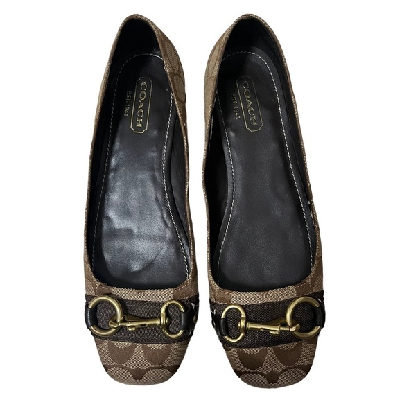 Coach Women’s Signature Logo Loafers Size 8.5 - Picture 9 of 13